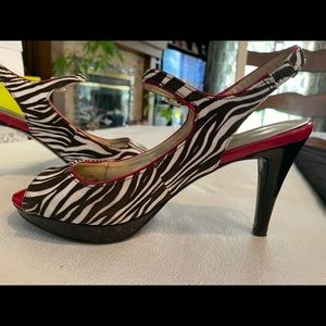 Zebra High Heels